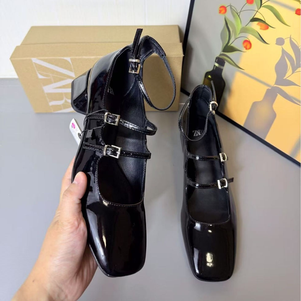 Thumbnail: Summer za thick heel shallow mout