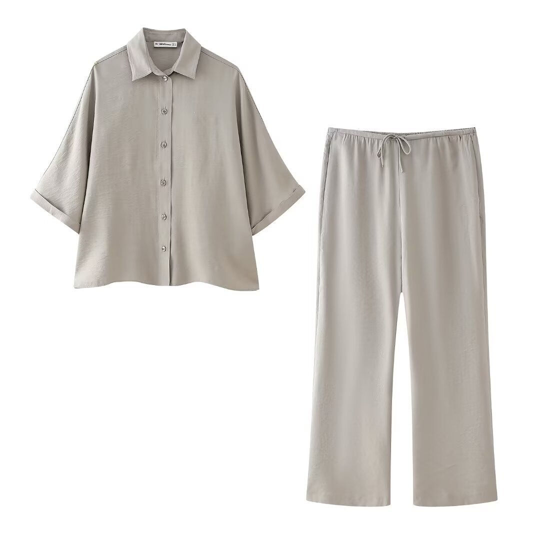 Shirt and trousers ladies set 
