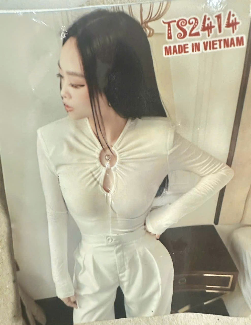 Thumbnail: Vietnam made Lady top MOQ 100 pieces 