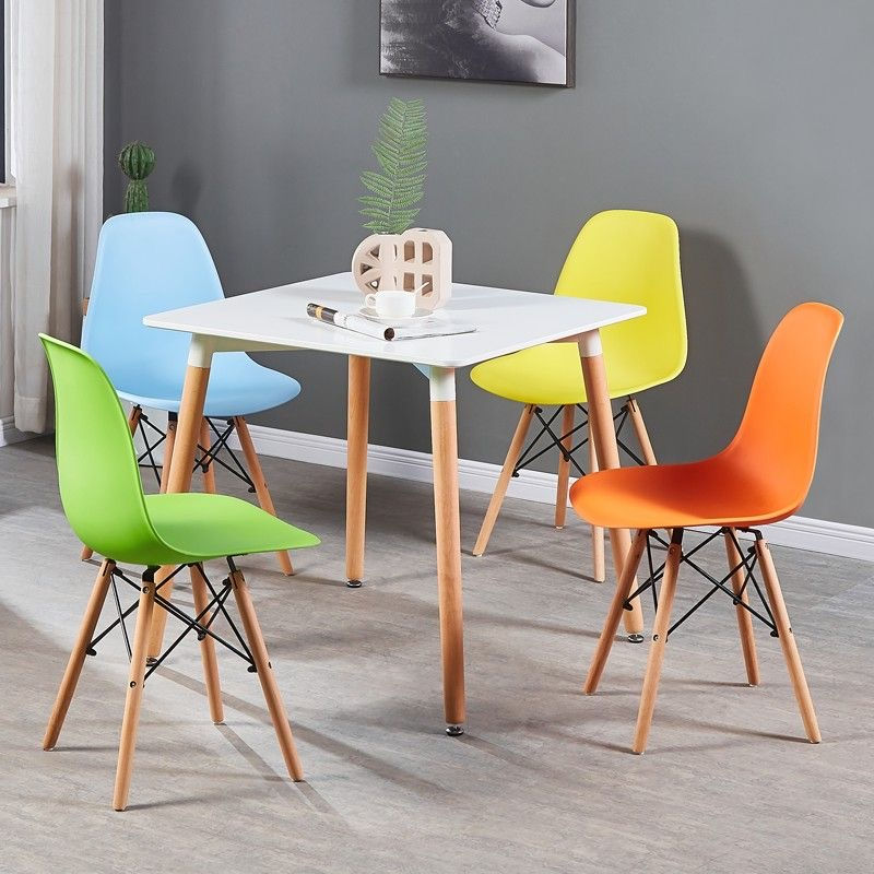 Thumbnail: home dining table chair office negotiation seat