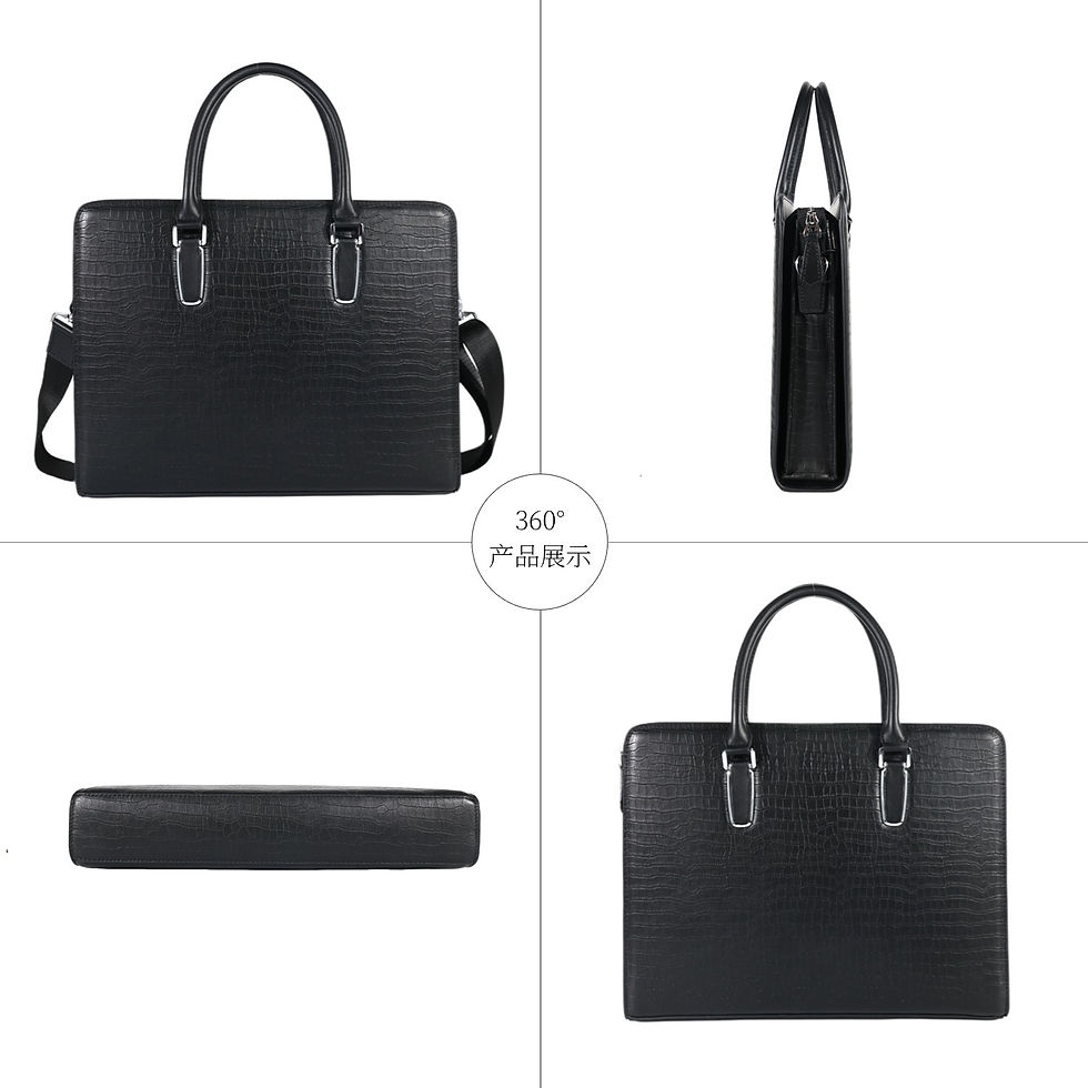 Thumbnail: Leather business briefcase