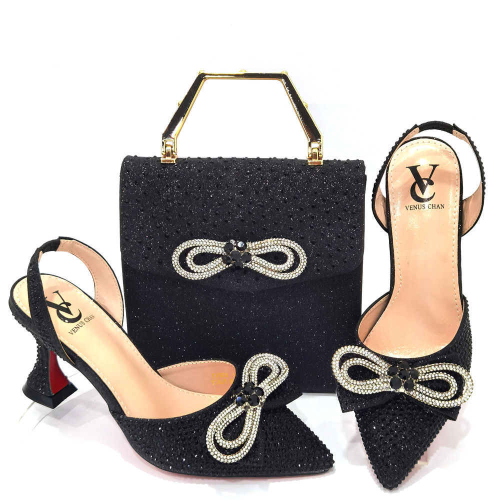 Classy ladies heels and purse 