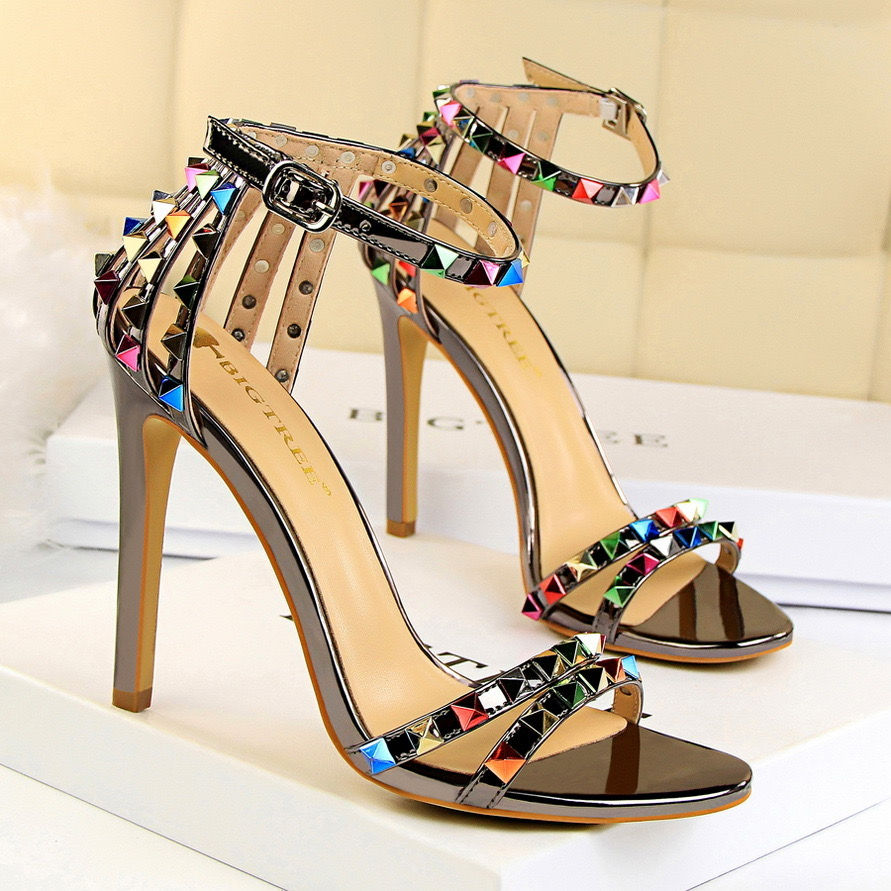 Thumbnail: style Roman style women's shoes with stilettos, ultra-high heels