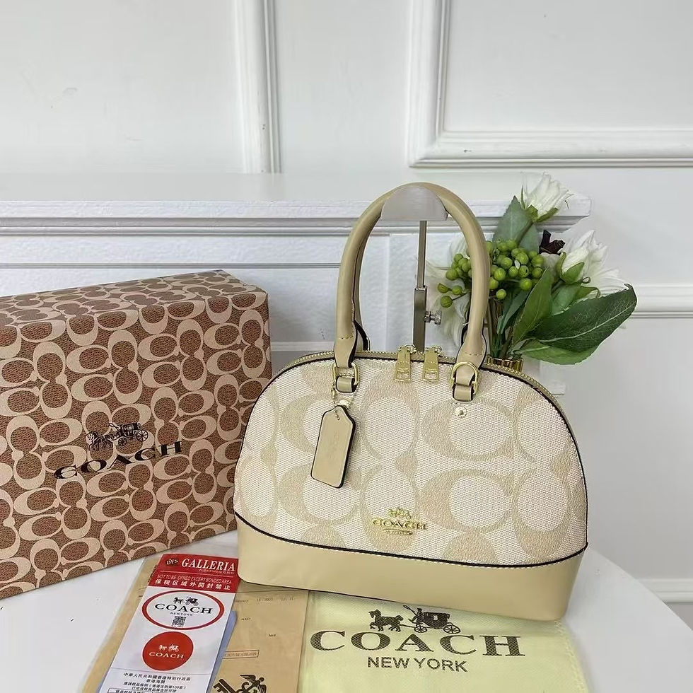 Thumbnail: Coach ladies hand bag with box 