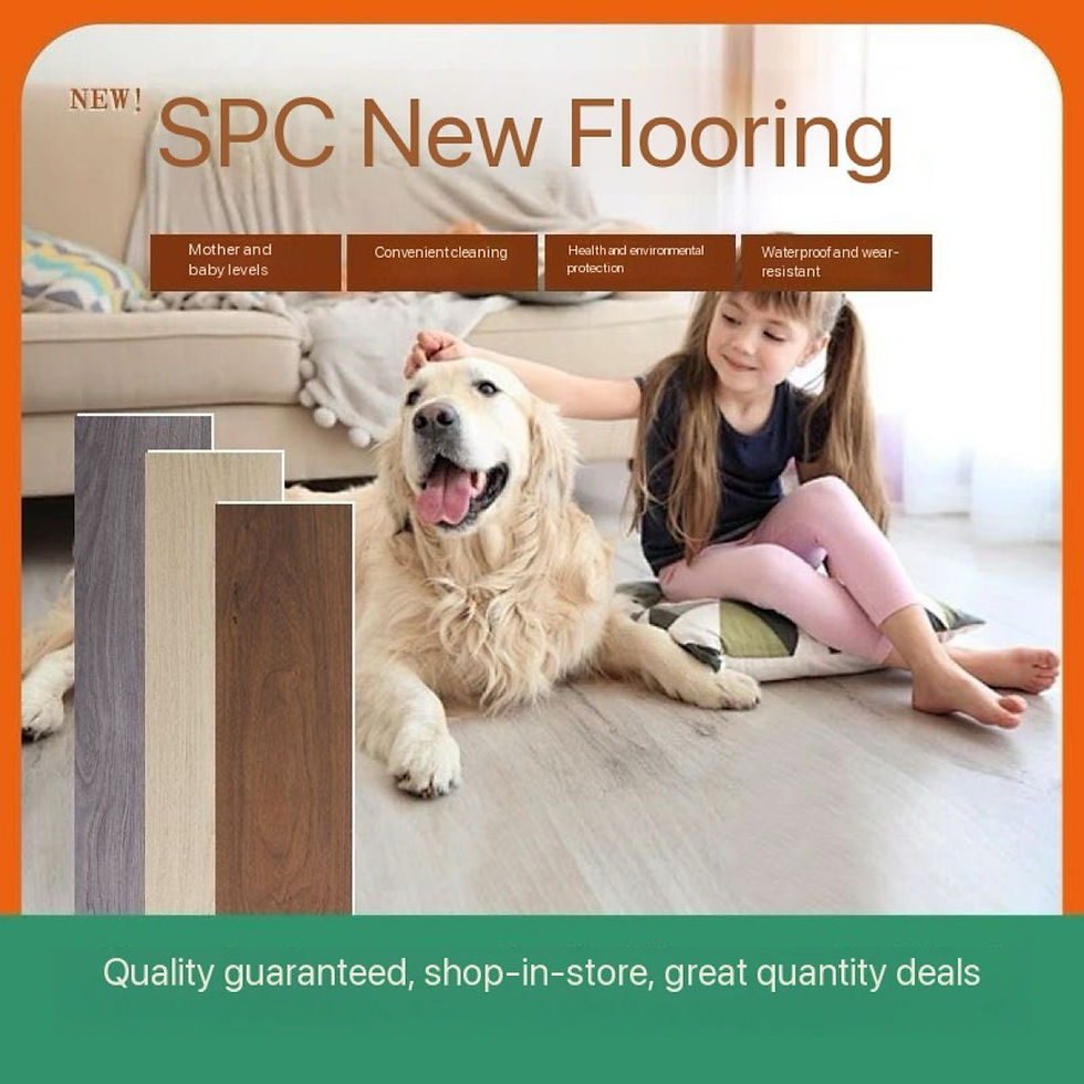 Thumbnail: SPC stone plastic floor clip-on waterproof, fireproof, moisture-proof, thickened
