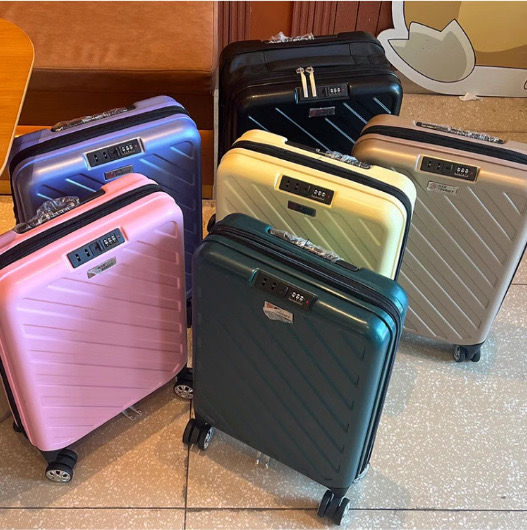 Thumbnail: Candy color expansion zipper lightweight personalized suitcase foldable 