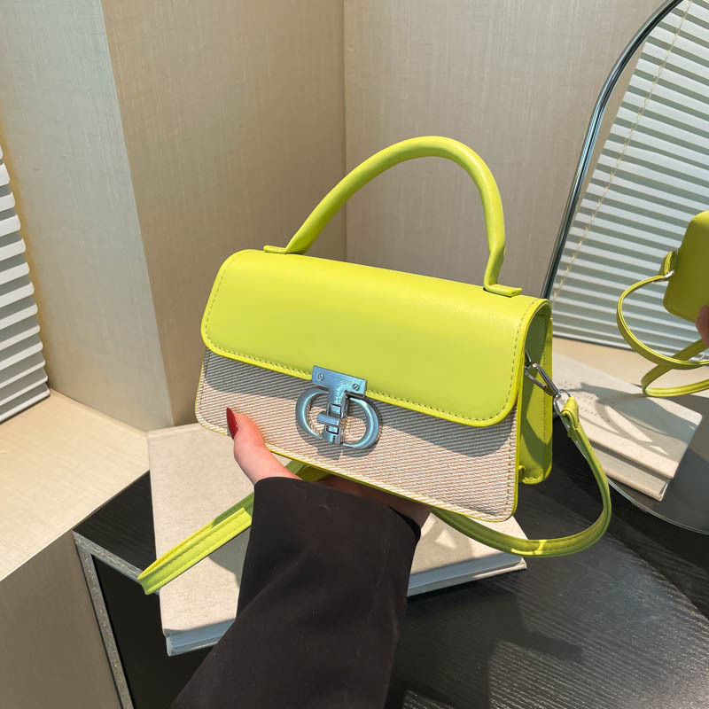 縮圖：bag elegant western style textured handbag