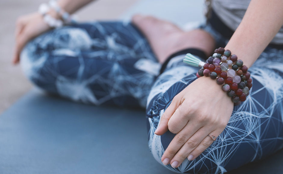 Woman in Lotus Pose