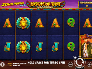 Game Pragmatic Play : Book of Tut Megaways
