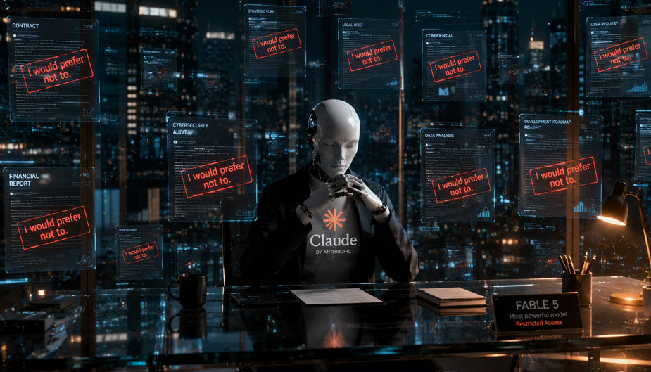 Claude Fable 5 está de vuelta. Imagen generada con ChatGPT