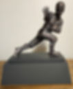 Heisman trophy replica without plate