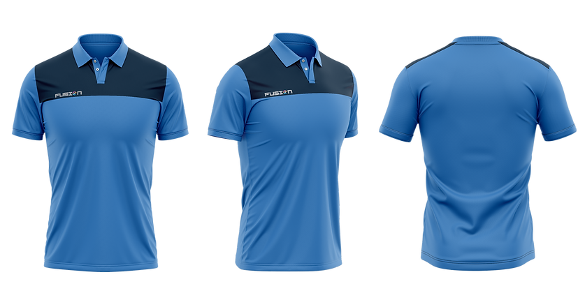 Oppo Polo Yaka Kamp T-Shirt-Mavi.png