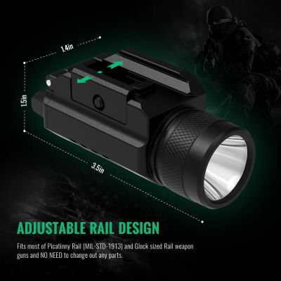 Thumbnail: Gmconn Rail Mount LED Light
