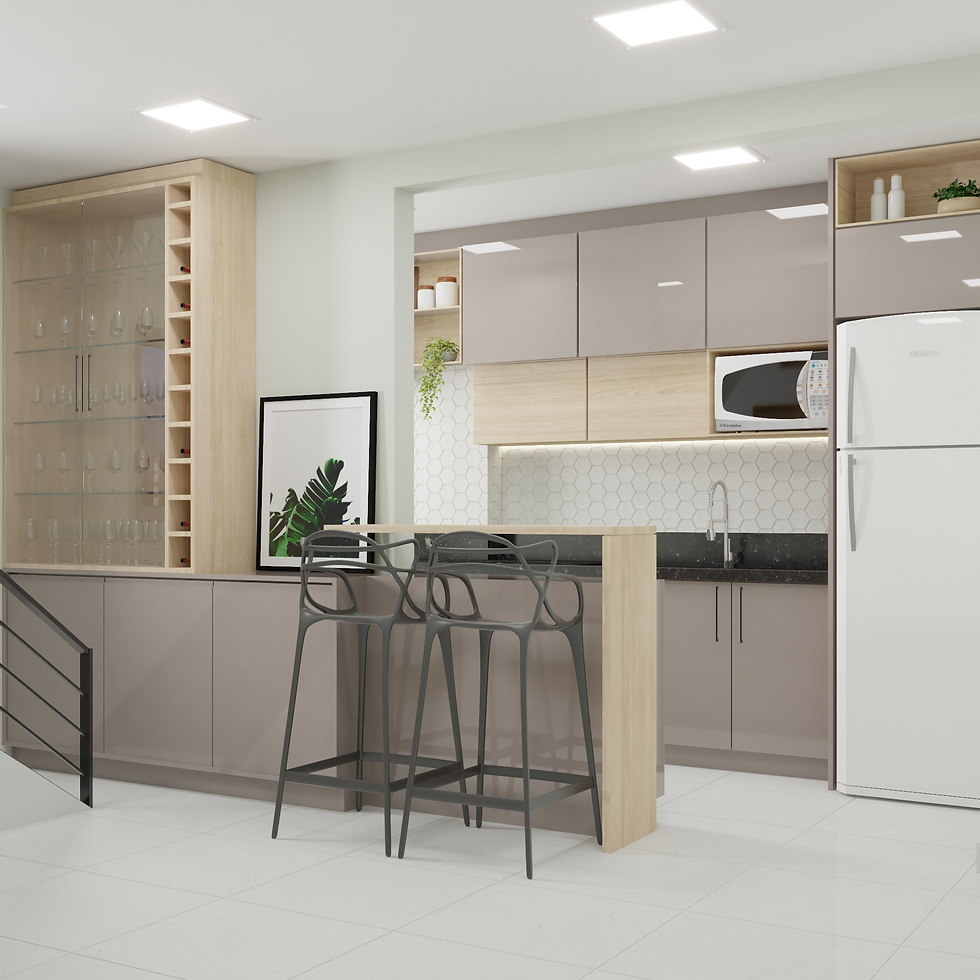 Cristaleira e Bancada