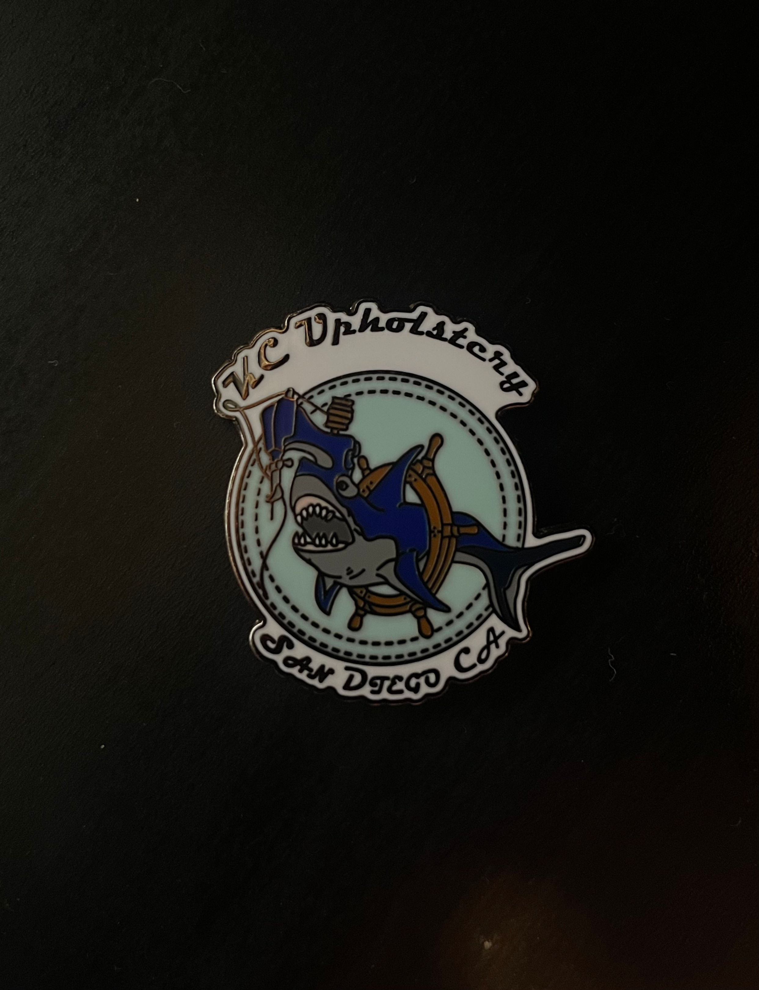 SHARK HARD ENAMEL PIN