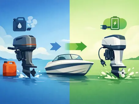 How to Convert From Gas to Electric Outboard