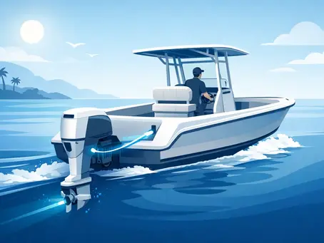 Electric Outboard for Center Console Boats