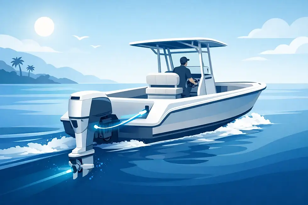 Electric Outboard for Center Console Boats