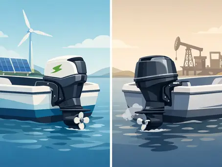 Electric Outboard vs Gas Outboard