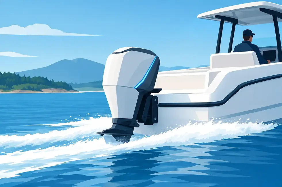 Electric Outboard Motor Power That Gets You on Plane