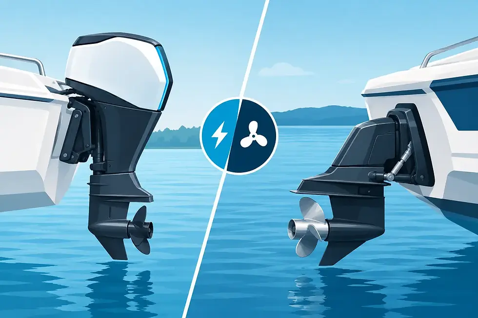 Electric Outboard vs Sterndrive: What Wins?
