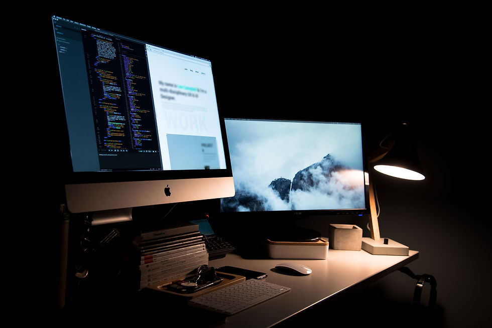 Web design agency workspace, a creative environment for innovation.