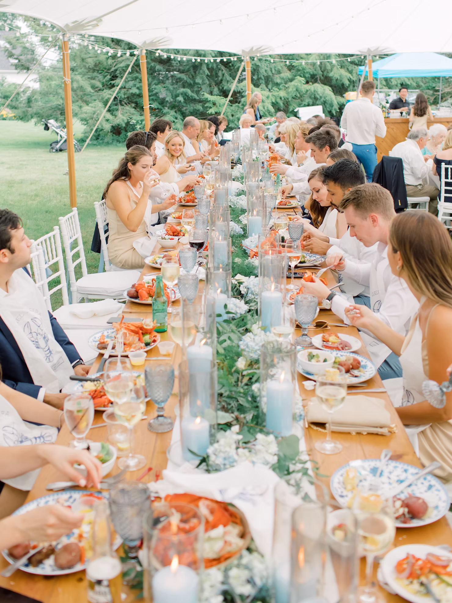 fresh new england lobster - wedding catering