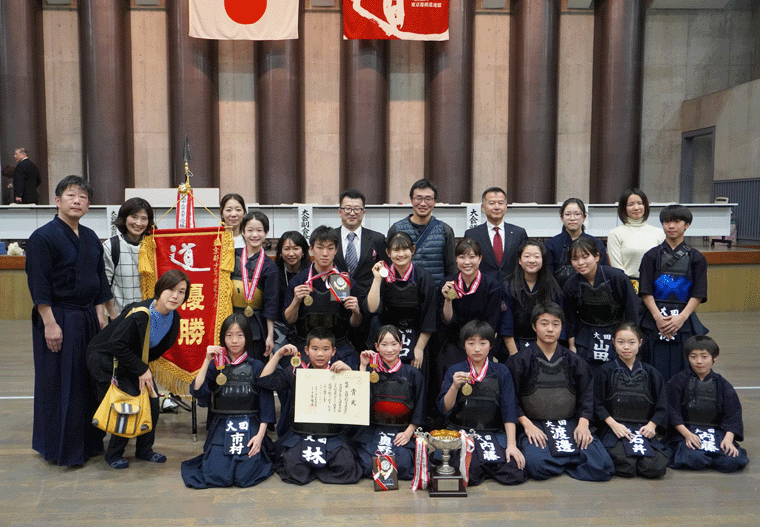 【大会結果】第19回 東京都少年剣道大会 大田区Aチーム優勝