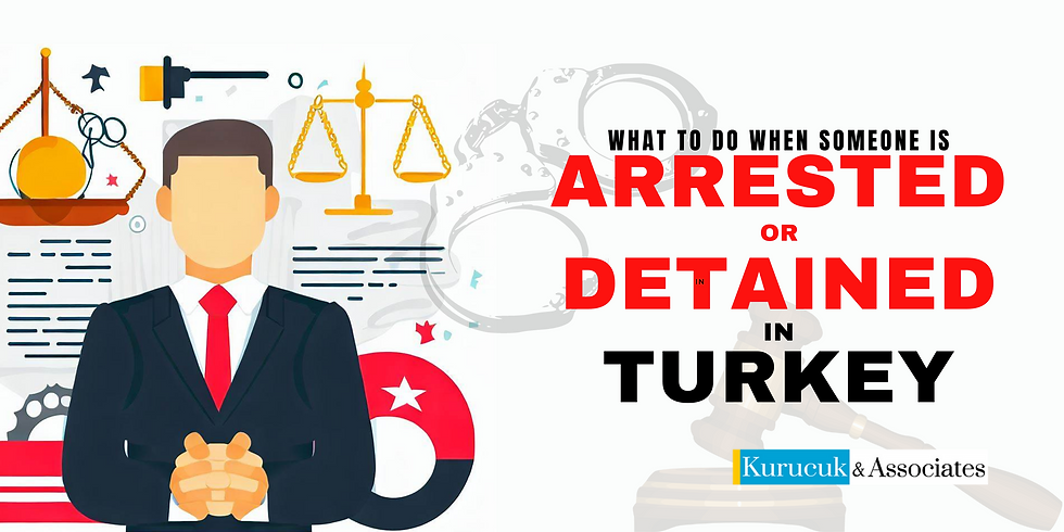 Discover your legal rights when Arrested or Detained in Turkey. Learn the difference between arrest and detention, and the importance of legal representation from a Turkish Lawyer. Find out how to protect your rights and navigate the legal process effectively. Lawyer Turkey | Lawyer Istanbul