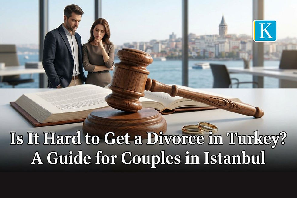 Learn how divorce works in Turkey, including contested and uncontested proceedings, custody, alimony, property division, and legal support in Istanbul.