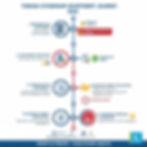 Flowchart titled "Turkish Citizenship Investment Journey 2026" with six steps, featuring icons and alerts about apostille, delays, and compliance.