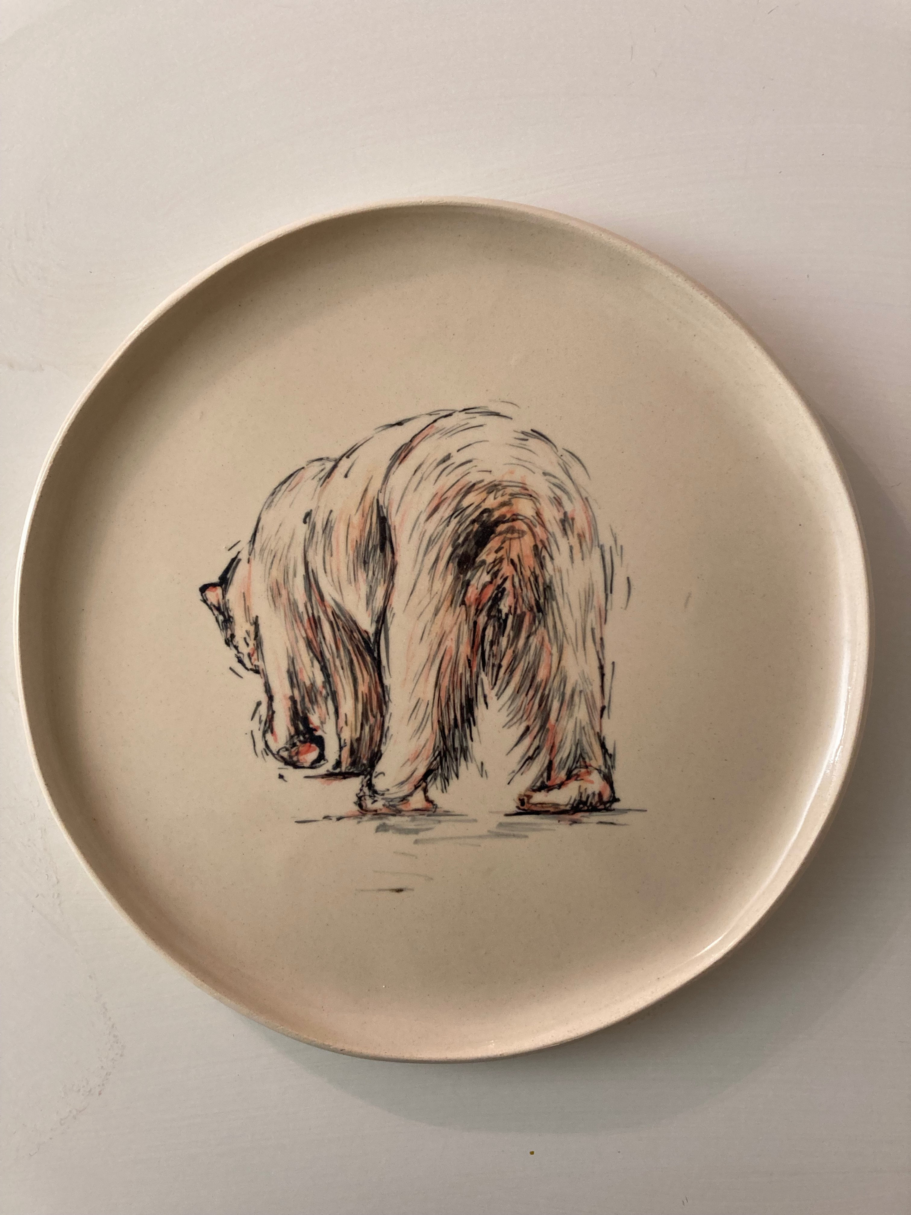 grande assiette ours