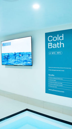 Take a Dip in an Ice Bath at P3 Recovery