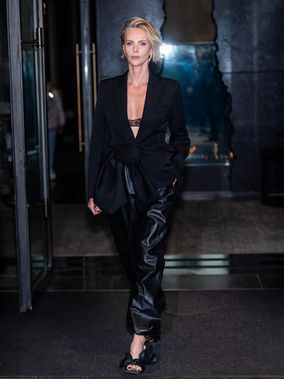 Recreate Charlize Theron's Chic Givenchy Look with These Key Leather Pieces