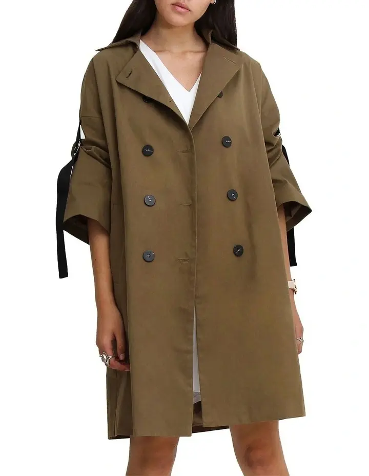 Belle & Bloom Russian Romance Oversized Trench Coat