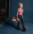 Dolly Parton modelling her Dolly's Joleans collection