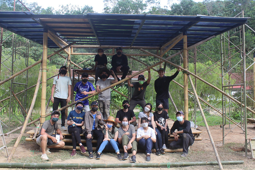 Dignity for Children Foundation X Colllab X SEAD Bentong Bamboo Hut Build