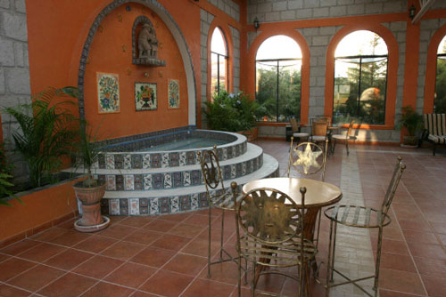 Jacuzzi en la Alberca Techada