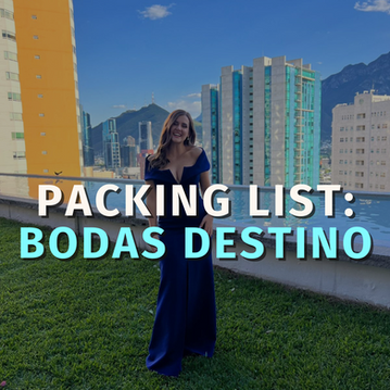 Tips y Packing List: Bodas Destino👰🏻♀️💼✈️