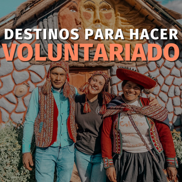 DESTINOS PARA IRTE DE VOLUNTARIADO EN 2023