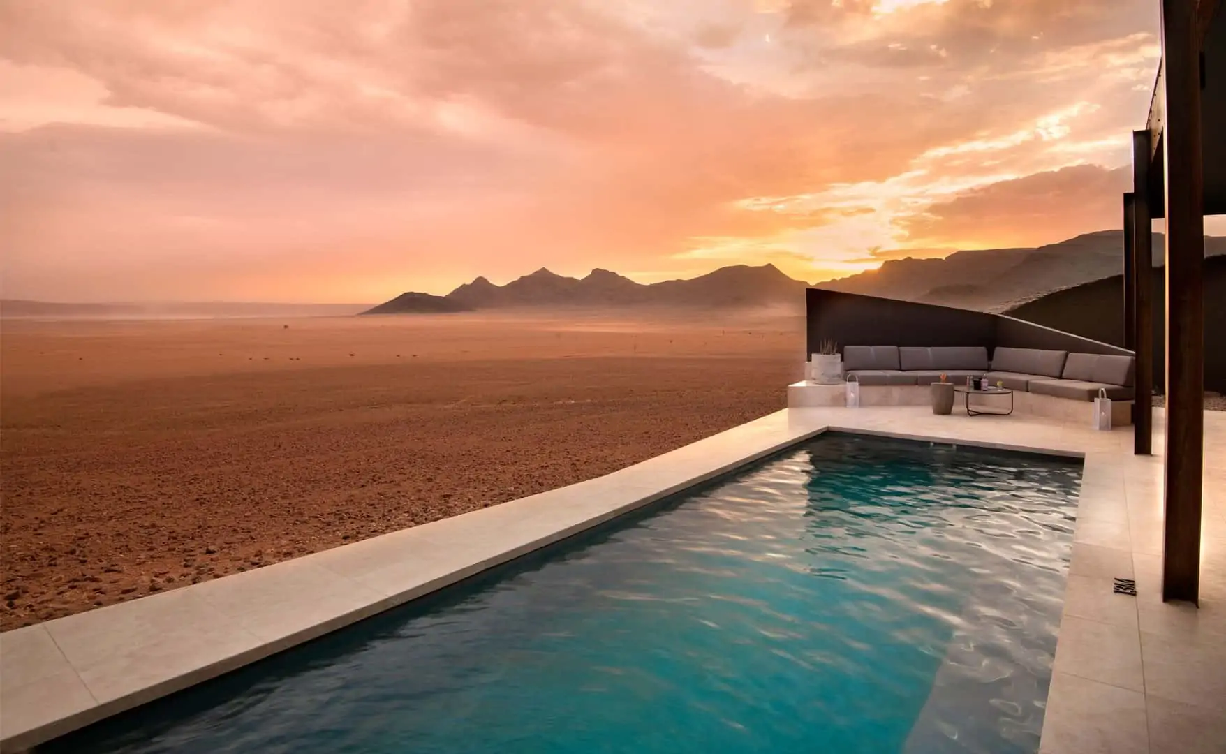 Pool at &BEYOND Sossusvlei Desert Lodge 