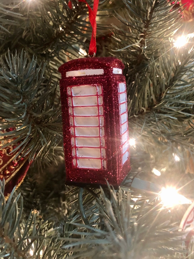 Christmas tre ornament from London
