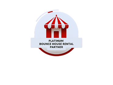 BOUNCE HOUSE RENTAL PLATINUM PARTNER BADGE