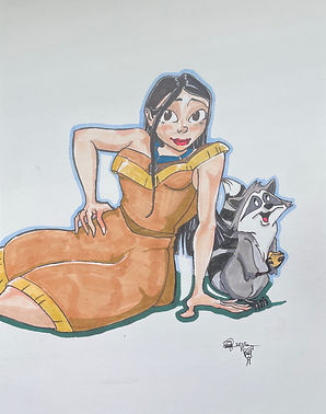 Pocahontas illustration