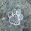 Thumbnail: Rescued Is My Favorite Breed (Paw Print) Sticker