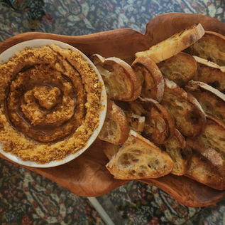 Celeriac Dip with Hazelnut Dukkah