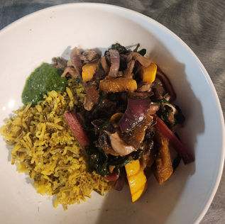 Vegetable and Wild Rice "Biryani"