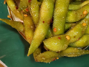 Chili-Garlic Edamame