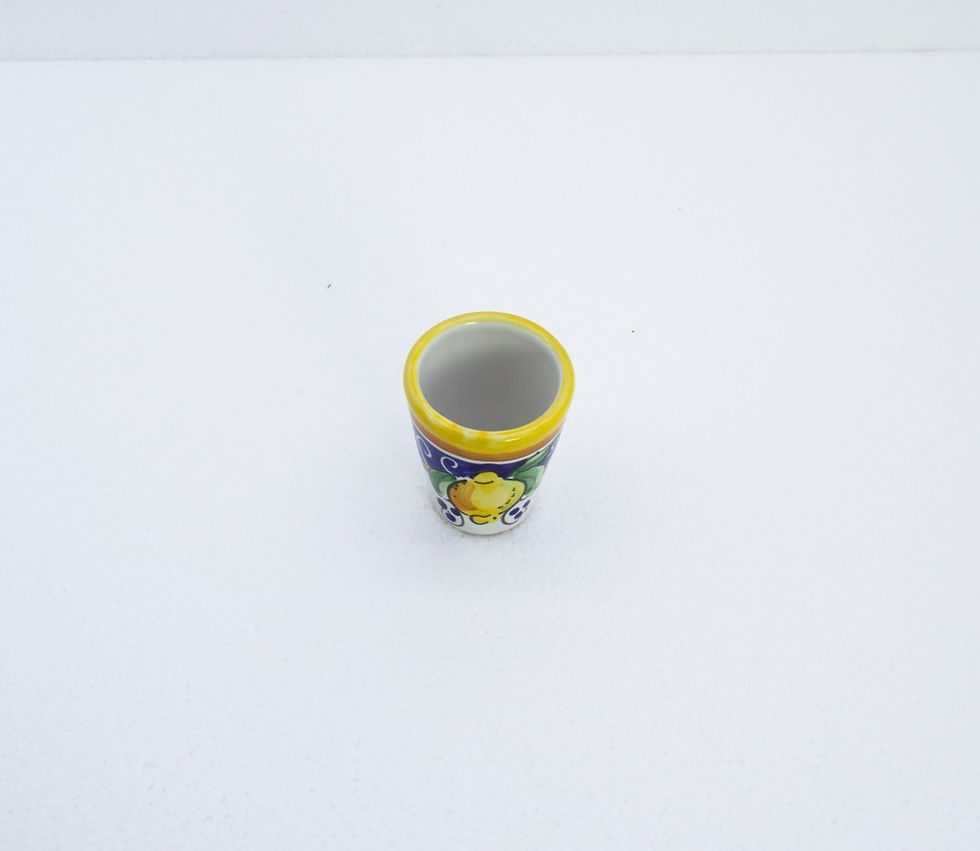 Thumbnail: Blue glass for limoncello