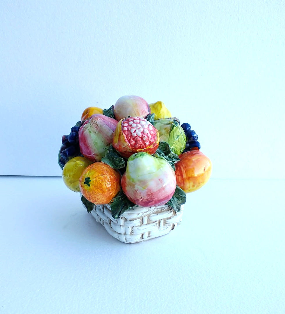 Miniatura: Cestino frutta mista H cm. 22 x 27